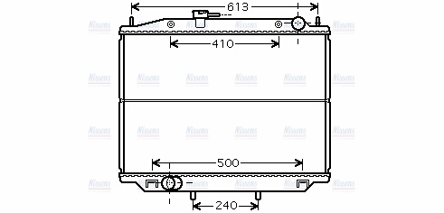 AVA Coolant Radiator DN2265