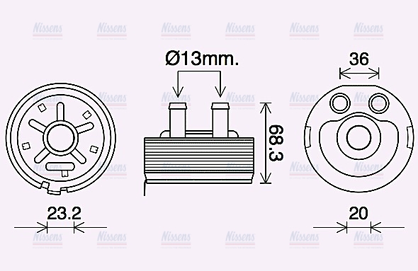 AVA Oil Cooler DN3443