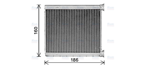 AVA Cabin Heater Core DN6471
