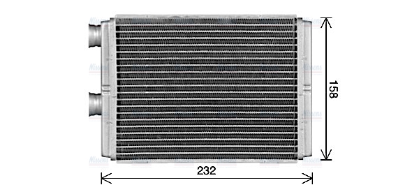 AVA Cabin Heater Core DN6472