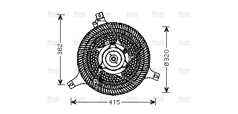AVA Radiator Fan DN7530