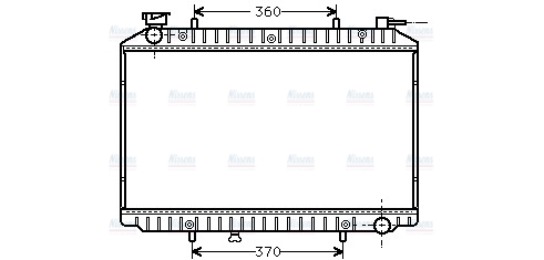 AVA Coolant Radiator DNA2155