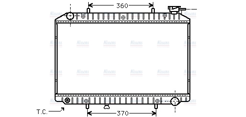 AVA Coolant Radiator DNA2171
