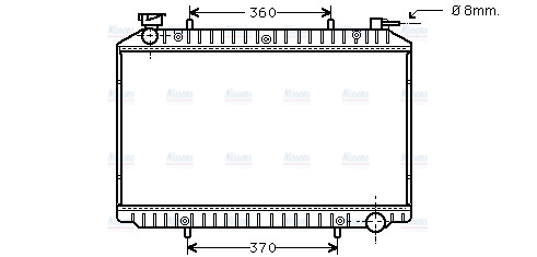 AVA Coolant Radiator DNA2206