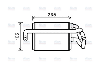 AVA Cabin Heater Core DNA6405