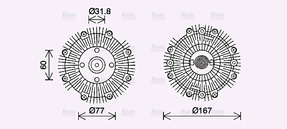 AVA Cooling Fan Clutch DNC446