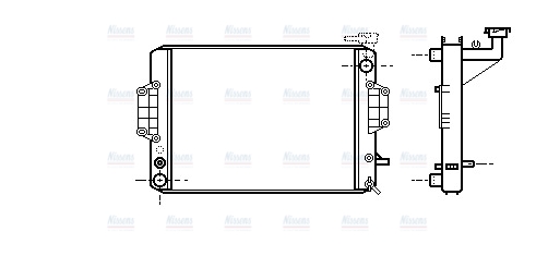 AVA Coolant Radiator DU2022