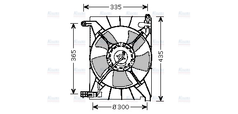 AVA Radiator Cooling Fan DW7511