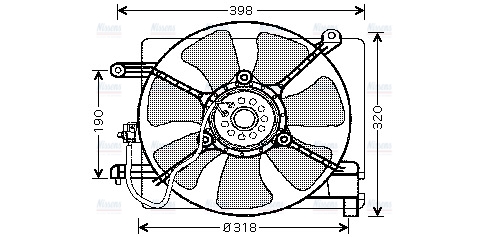 AVA Radiator Fan DW7515