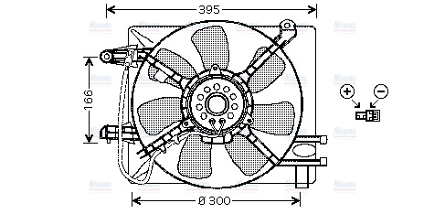 AVA Radiator Cooling Fan DW7517