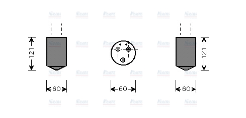AVA Aircon Receiver dryer DWD043