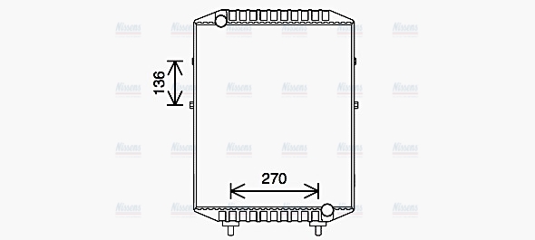 AVA Coolant Radiator DZ2004