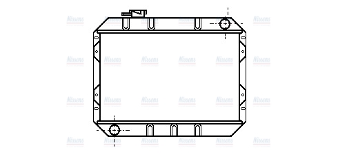 AVA Coolant Radiator FD2023