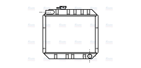 AVA Coolant Radiator FD2043