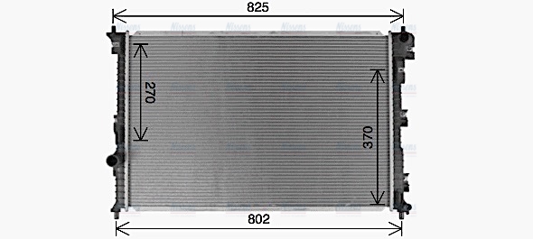 AVA Coolant Radiator FD2672