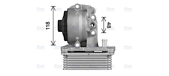 AVA Oil Cooler & Filter Housing FD3623H