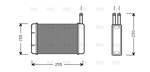 AVA Cabin Heater Core FD6134