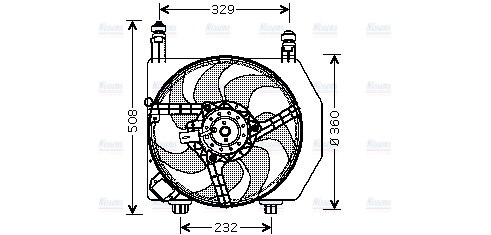 AVA Radiator Cooling Fan FD7525