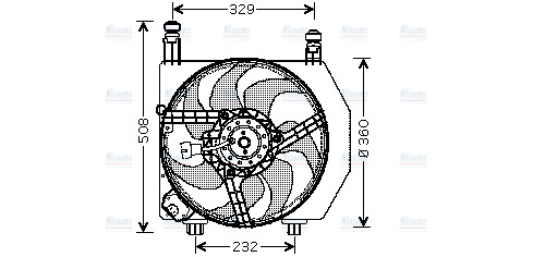 AVA Radiator Fan FD7526