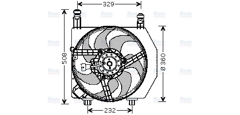 AVA Radiator Fan FD7528