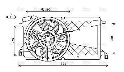 AVA Radiator Fan FD7566