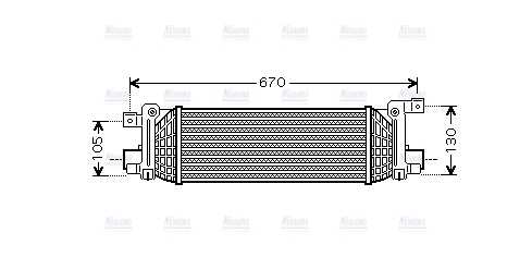 AVA Charge Air Intercooler FDA4401