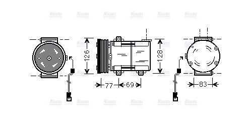 AVA Aircon Compressor FDAK289