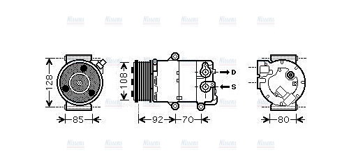 AVA Aircon Compressor FDAK415
