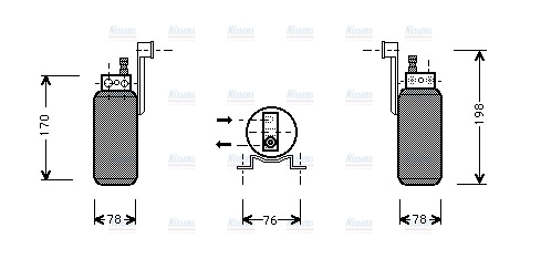 AVA Aircon Receiver Dryer Filter FDD296