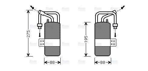 AVA Aircon Receiver Dryer Filter FDD386