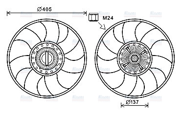 AVA Cooling Fan Clutch FDF609