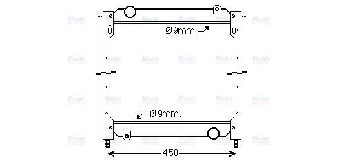 AVA Coolant Radiator FE2015