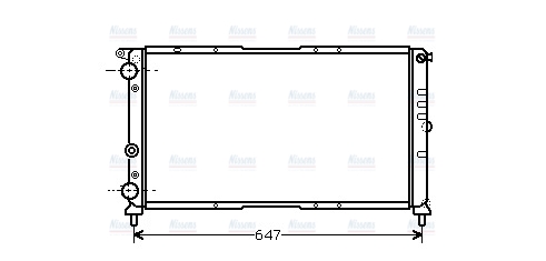 AVA Coolant Radiator FT2142