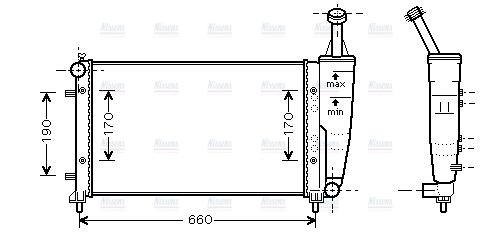 AVA Coolant Radiator FT2300