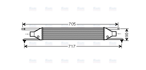 AVA Charge Air Intercooler FT4354