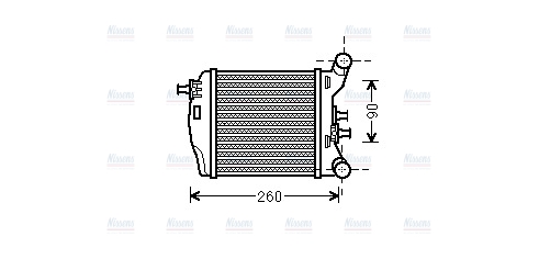 AVA Charge Air Intercooler FT4376