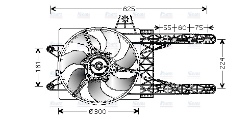 AVA Radiator Cooling Fan FT7285