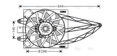 AVA Radiator Fan FT7526