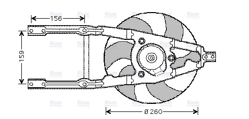 AVA Radiator Cooling Fan FT7545
