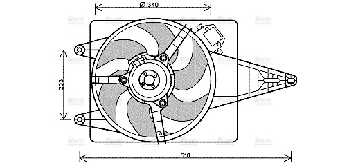AVA Radiator Fan FT7546