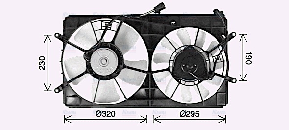 AVA Radiator Fan FT7613