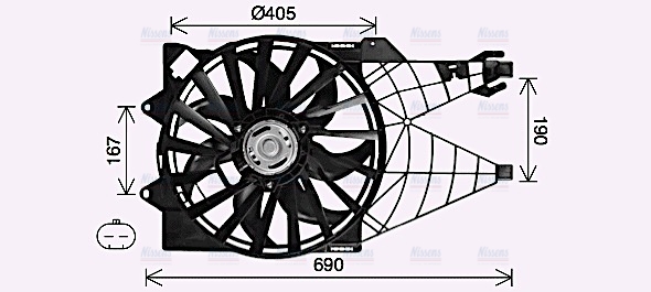 AVA Radiator Fan FT7614