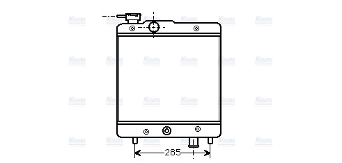 AVA Coolant Radiator FTA2025