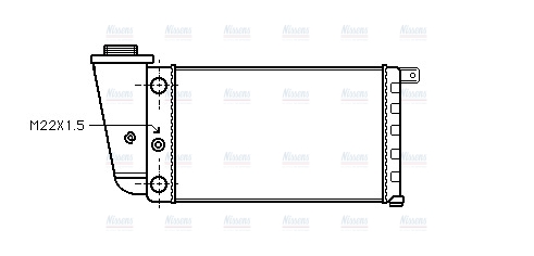AVA Coolant Radiator FTA2097