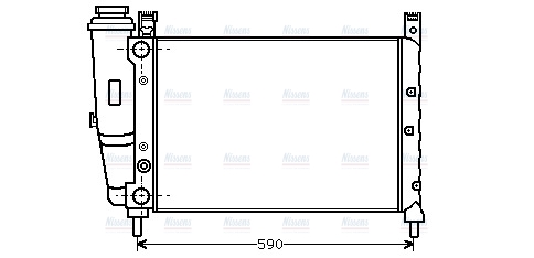 AVA Coolant Radiator FTA2122