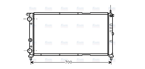 AVA Coolant Radiator FTA2143