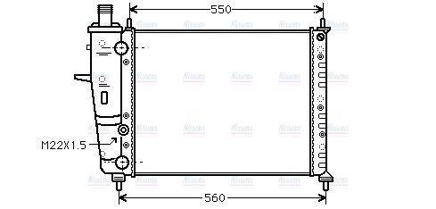 AVA Coolant Radiator FTA2159