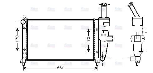 AVA Coolant Radiator FTA2208