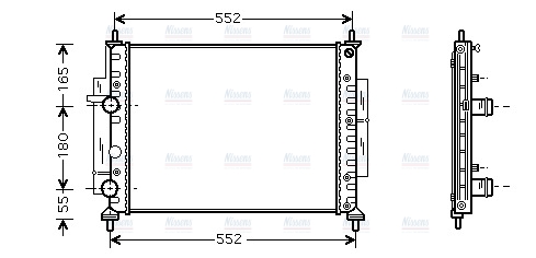 AVA Coolant Radiator FTA2268