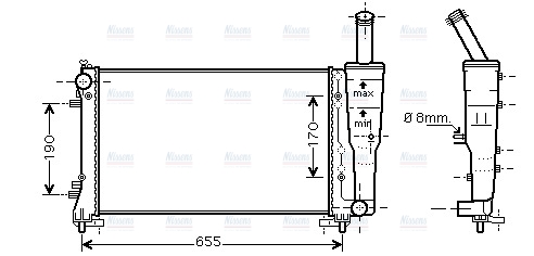 AVA Coolant Radiator FTA2297